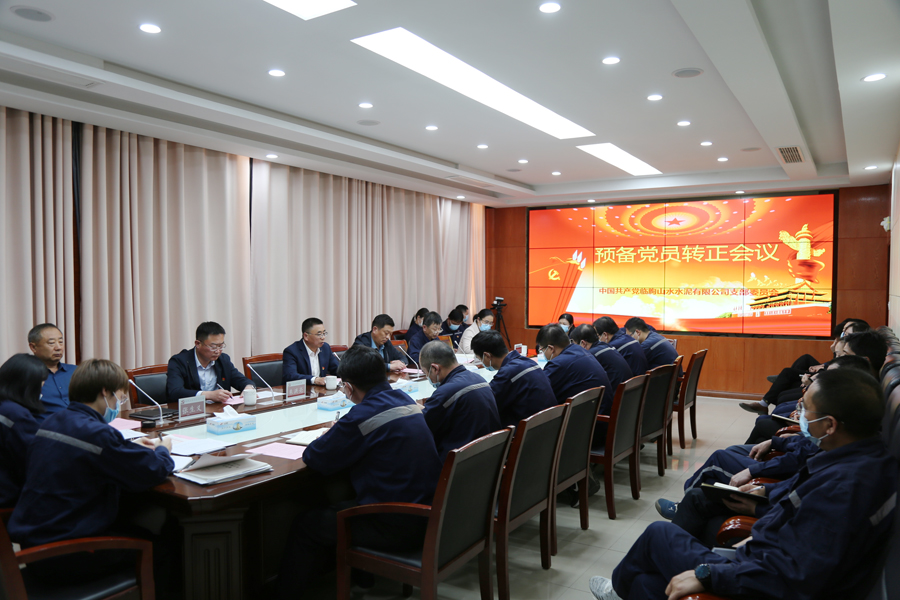 臨朐公司黨支部召開預(yù)備黨員轉(zhuǎn)正暨黨建工作部署會議
